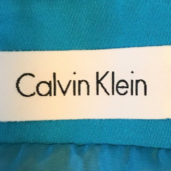 CALVIN KLEIN Sleeveless Pleated Scoop-Neck Dress - Picture 8 of 10